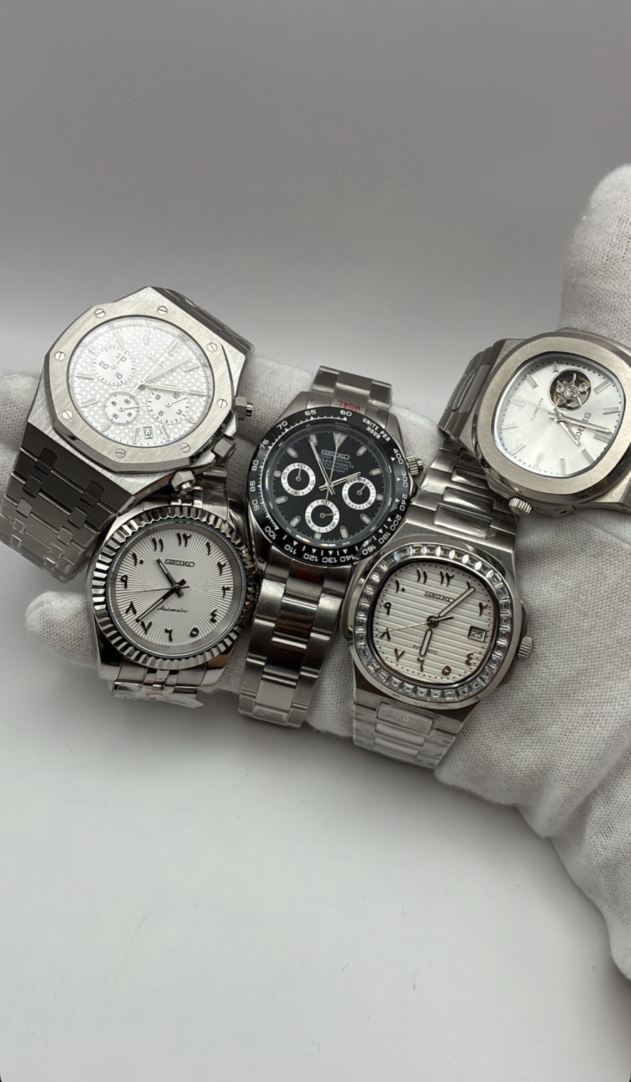 Collection Atelier du Chrono — montres Seiko modifiées