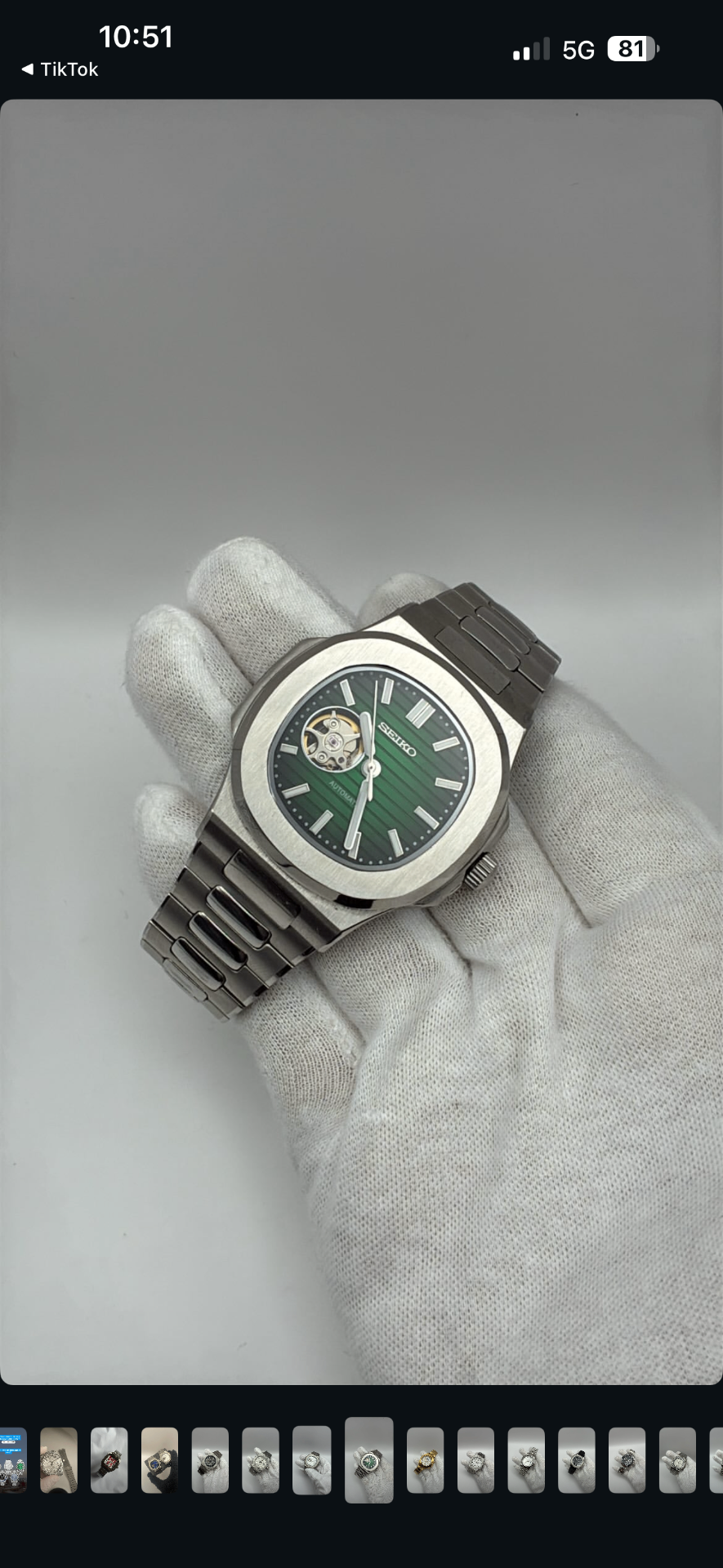 Nautilus Émeraude — Atelier du Chrono